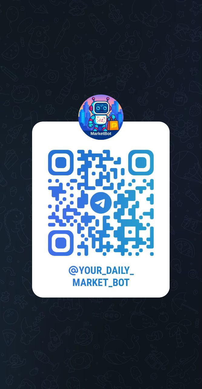 QR-код для запуска Telegram-бота MarketBot